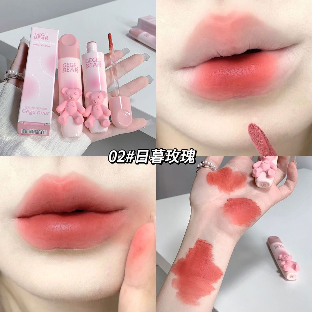 Gege Bear Teddy Lips Glaze - Douyin Shop