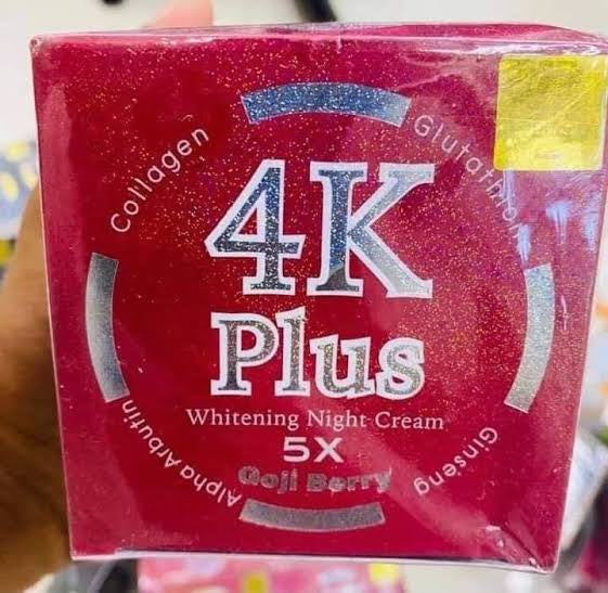 4k Plus 5x Whitening Night Cream Goji Berry 20g - Douyin Shop