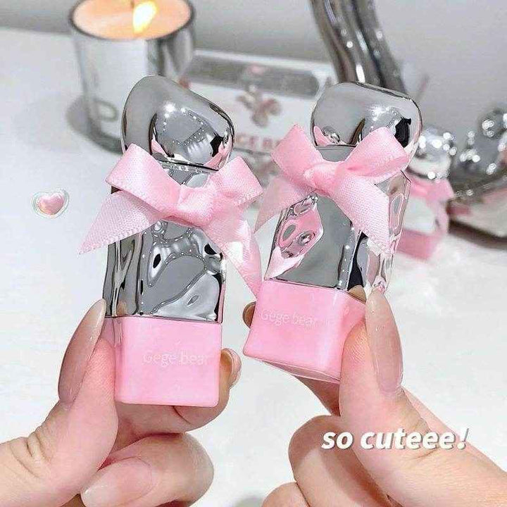Gege Bear Pink Bow - Douyin Shop