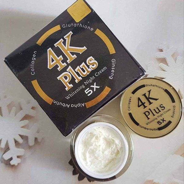 4k Plus 5x Whitening Night Cream Black 20g