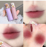 Cuodui Moe Bear Velvet Matte Lip Glaze Set (4 pieces)