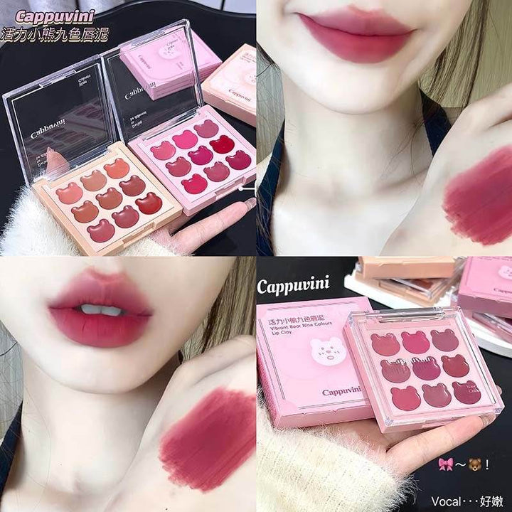 Cappuvini 9 Colours Lip and Cheek Clay - Douyin Shop