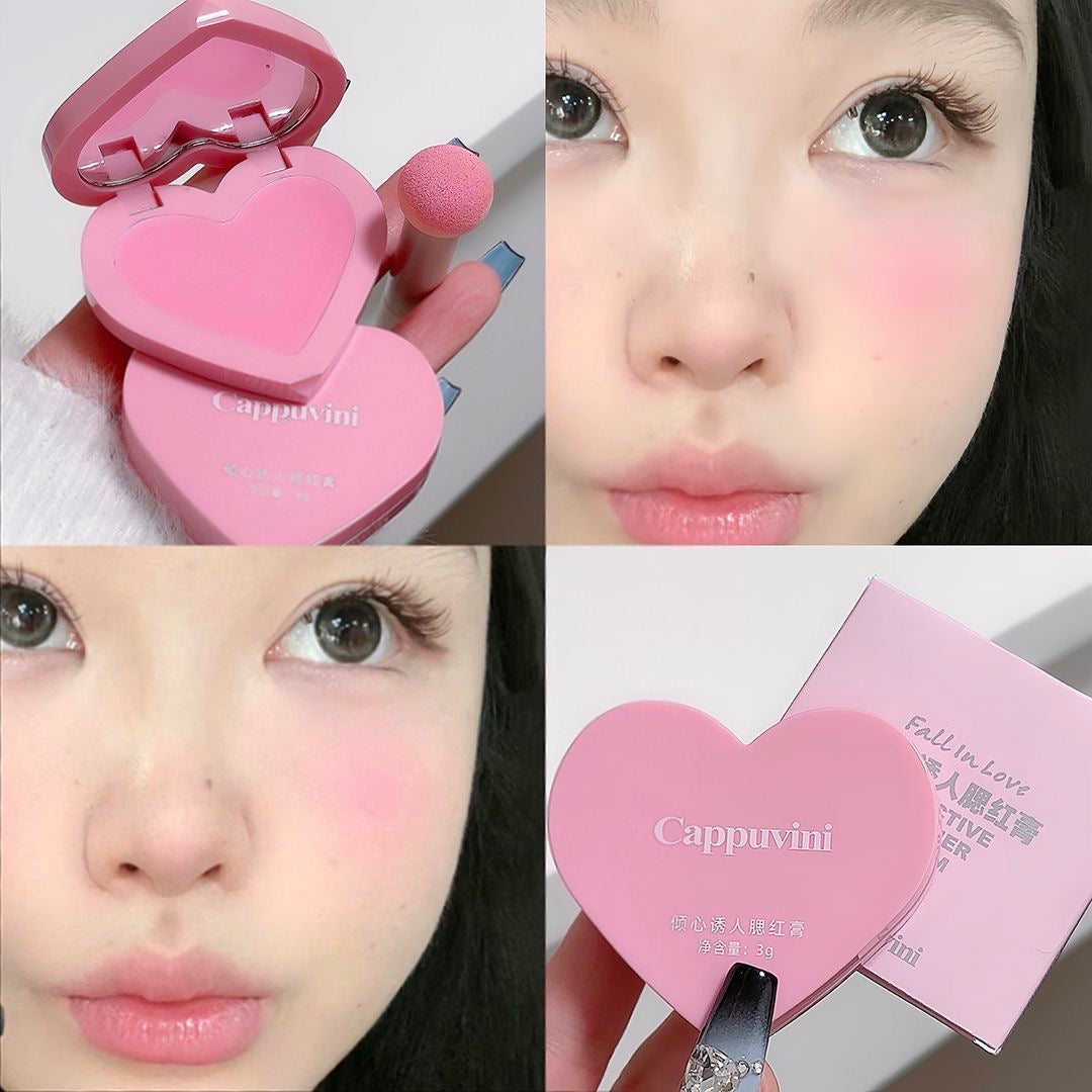 Cappuvini Heart Blush - Douyin Shop