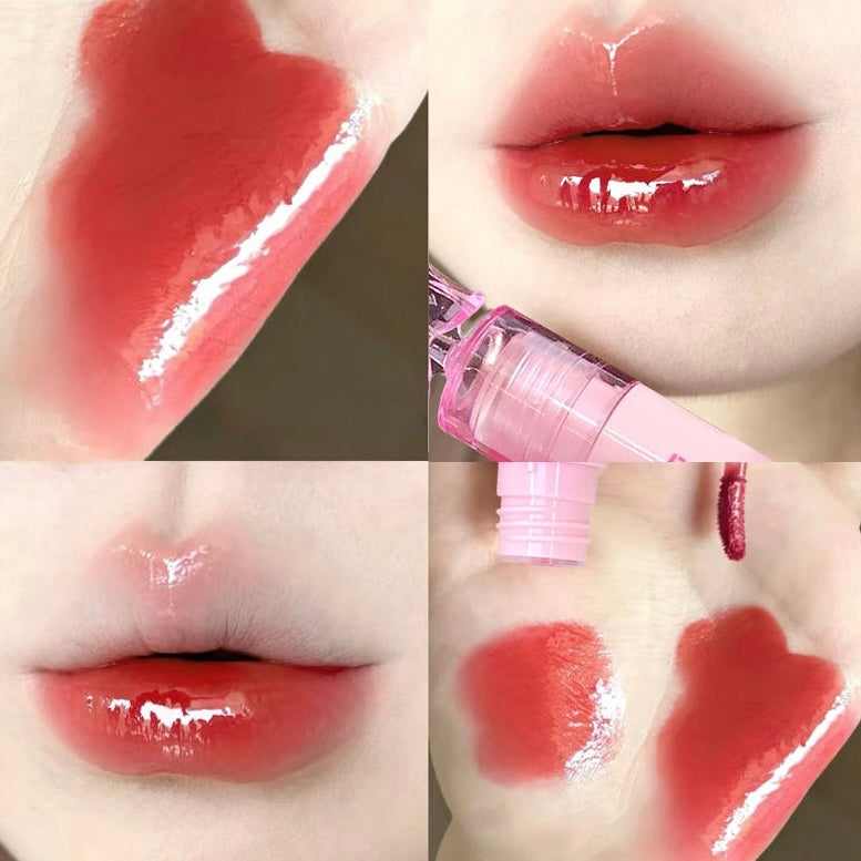 Daimanpu Ice Transparent Butterfly Watery Lip Glaze