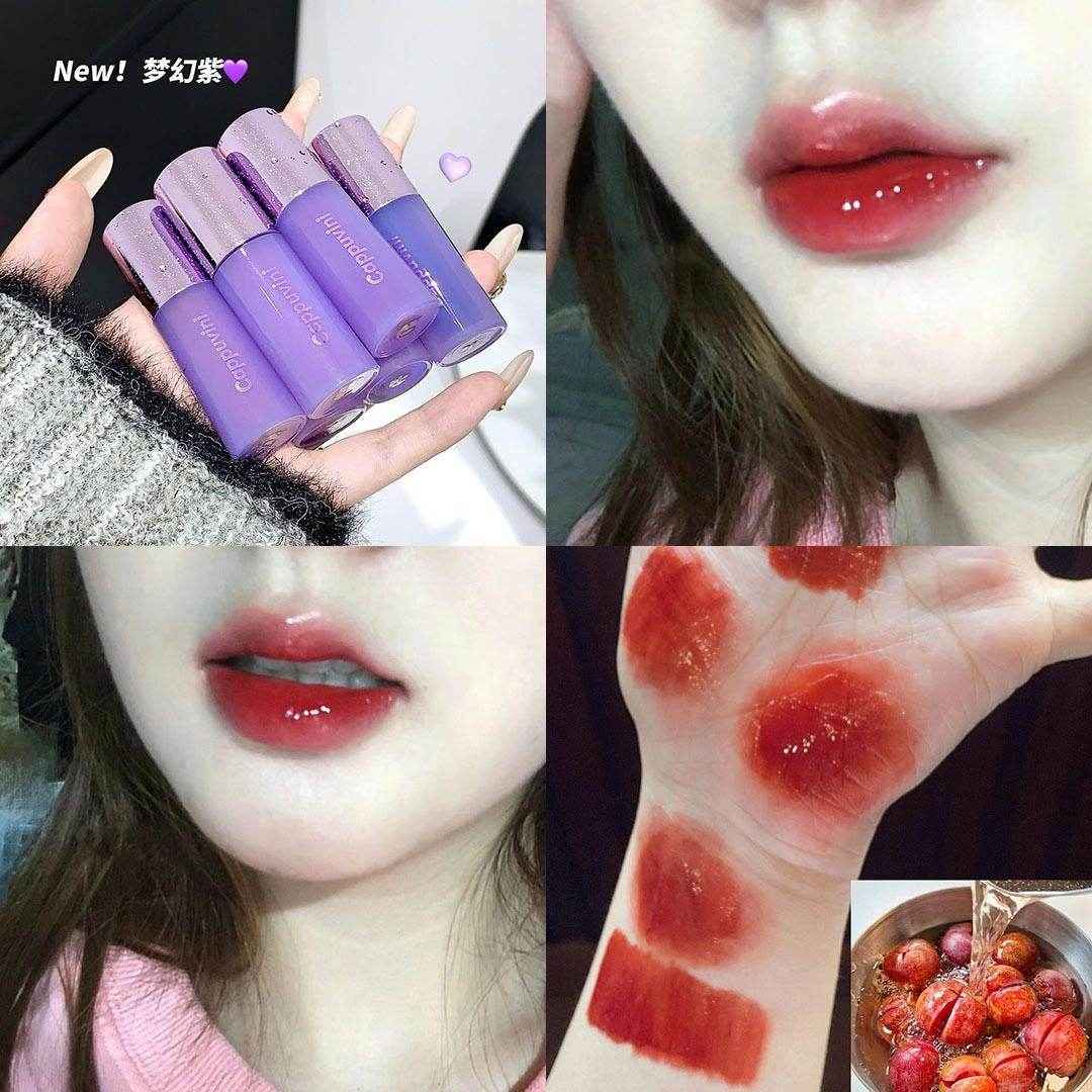 Cappuvini Whisking Snow Flow Purple Lip Glaze - Douyin Shop