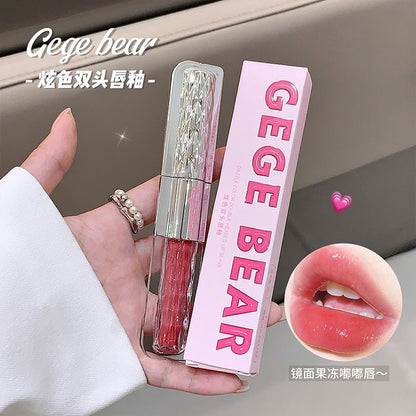 Gege Bear Dazzle Color Double-Headed Lip Glaze