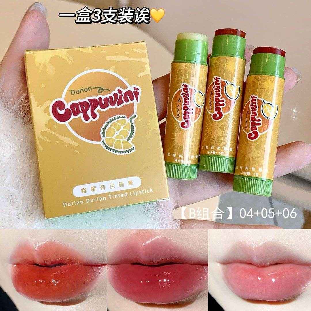 Cappuvini Durian Tinted Lip Balm - Douyin Shop