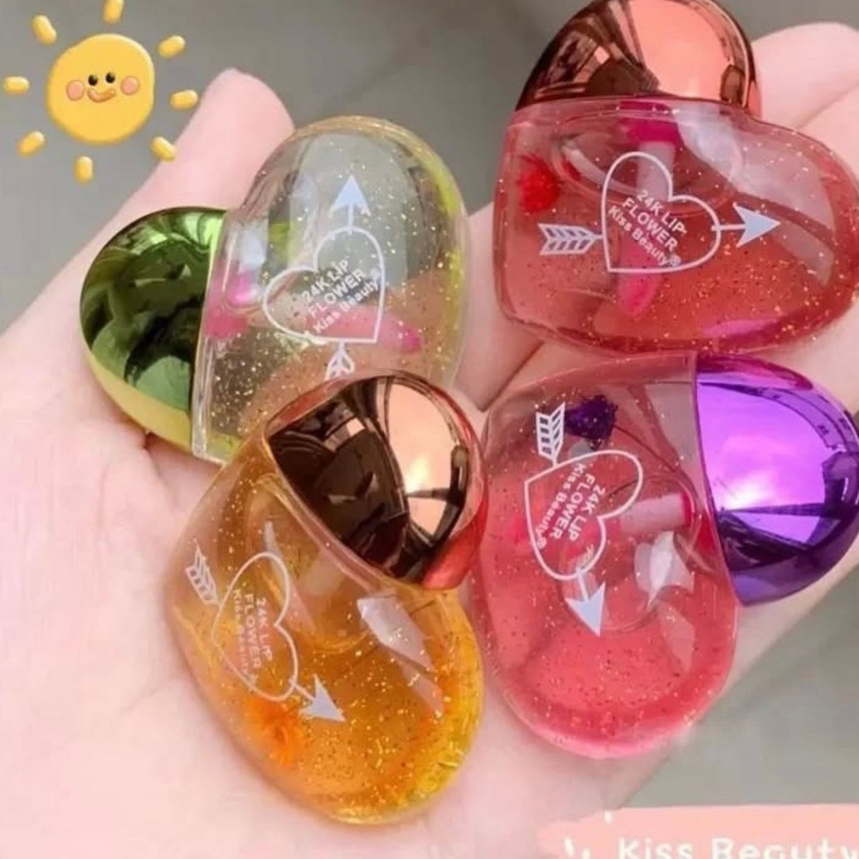 Heart Lip Gloss (colour changing)
