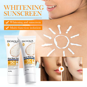 Bioaqua Rice Raw Pulp Sunscreen Spf 50 PA+++