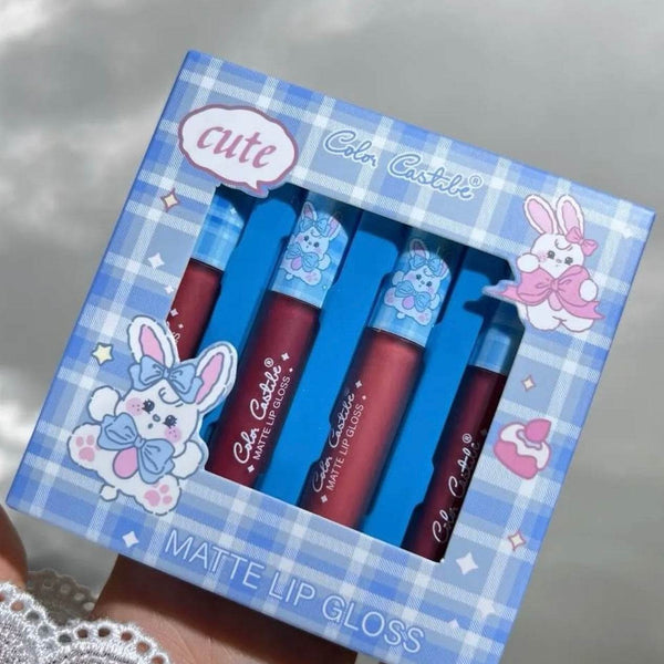 Color Castille Lip Gloss Set (4 pieces) - Douyin Shop