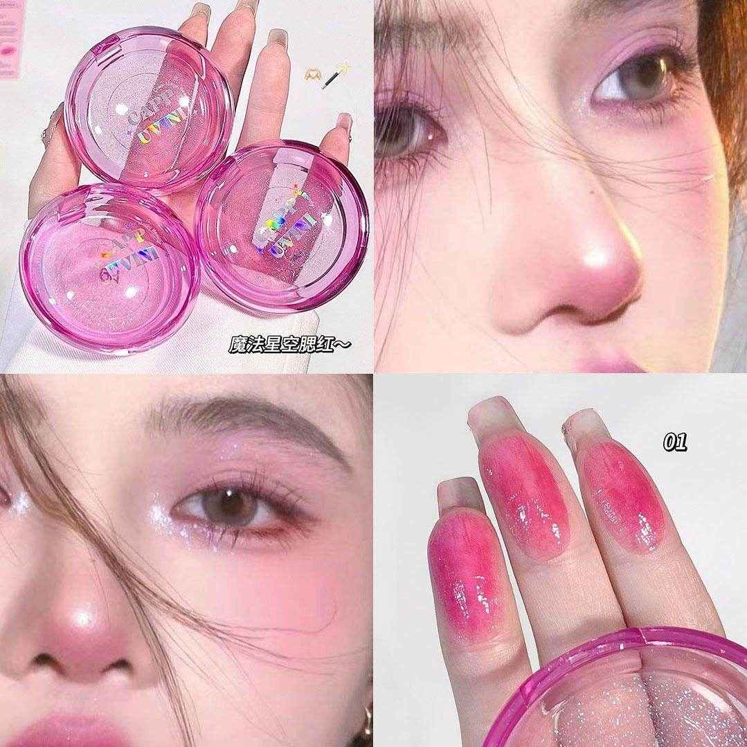 Cappuvini Crystal Magic Blush - Douyin Shop