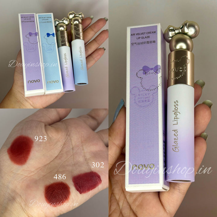 Novo Air Velvet Cream Lip Glaze - Douyin Shop