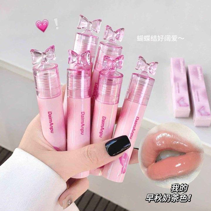 Daimanpu Ice Transparent Butterfly Watery Lip Glaze - Douyin Shop