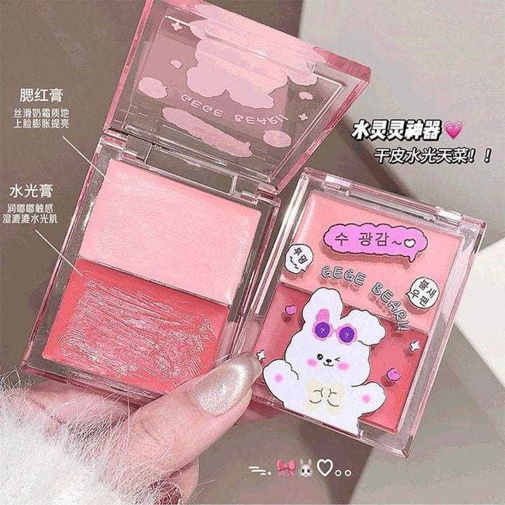 Gege Bear Twin Cream Blush - Douyin Shop