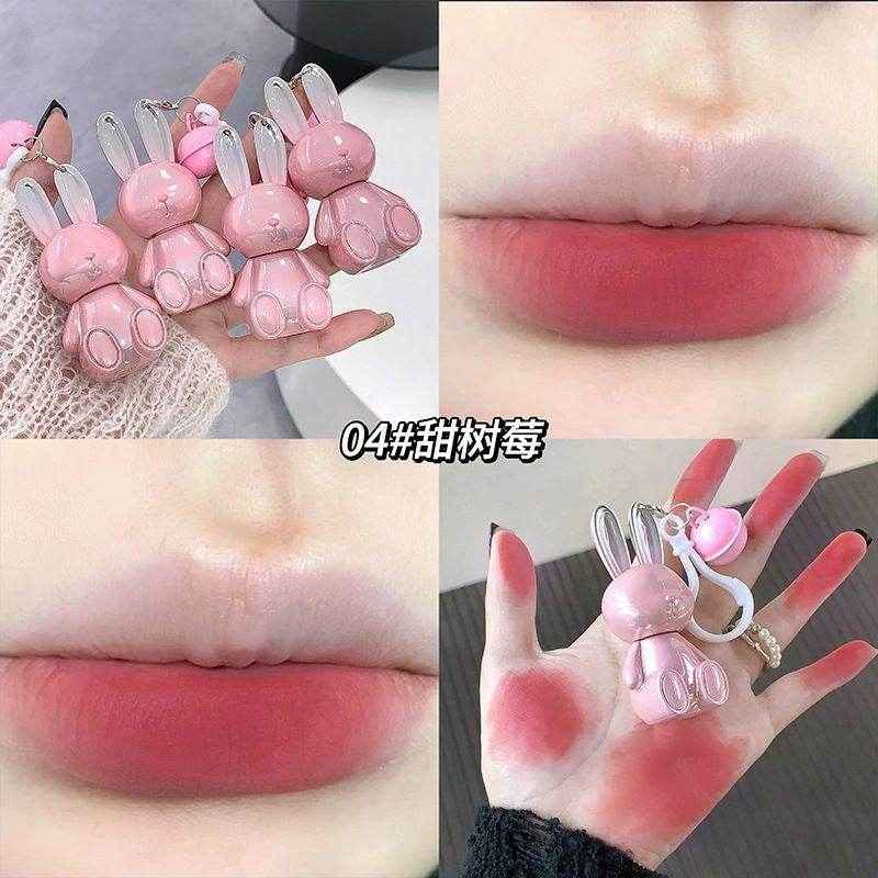 Gege Bear Pink Rabbit Velvet Mist Lip Cream - Douyin Shop