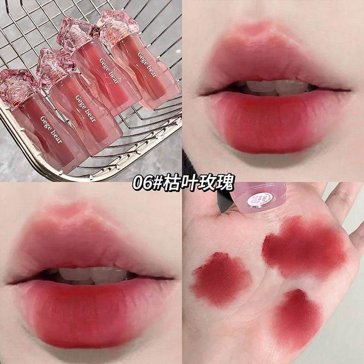 Gege Bear Velvet Mist Cream Lip Mud - Douyin Shop