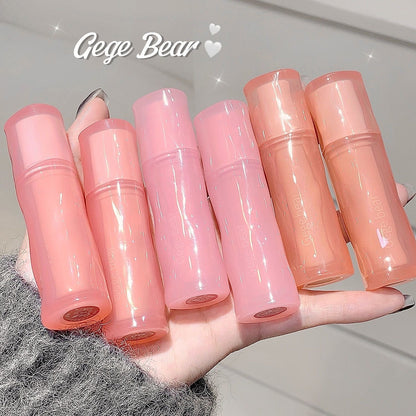 Gege Bear Pink Glass Glaze - Douyin Shop