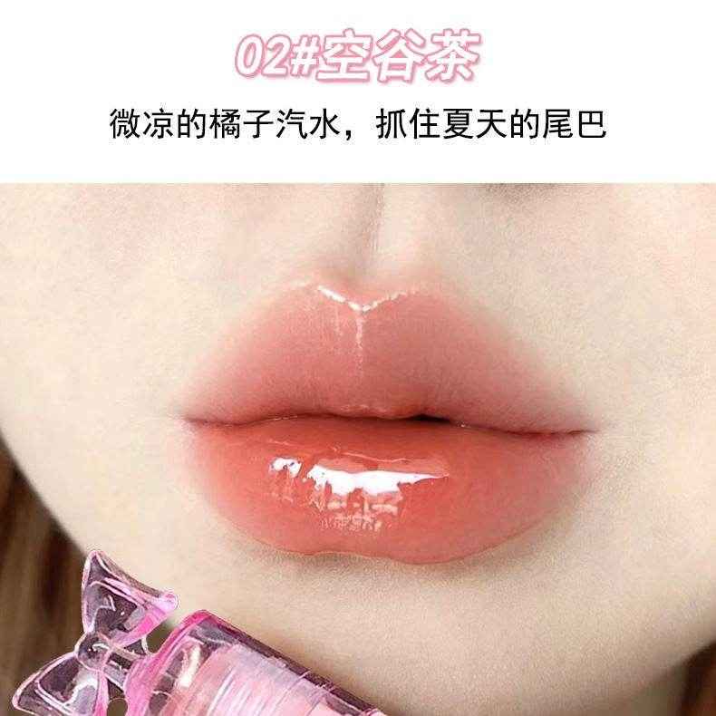 Daimanpu Ice Transparent Butterfly Watery Lip Glaze - Douyin Shop