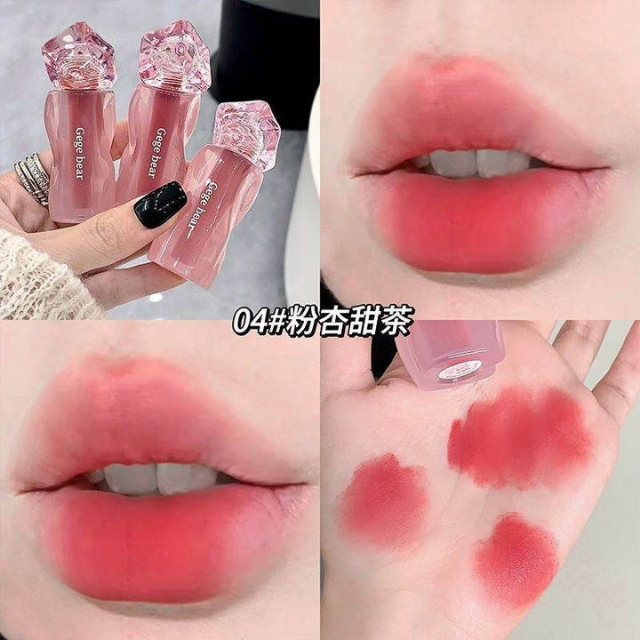 Gege Bear Velvet Mist Cream Lip Mud - Douyin Shop
