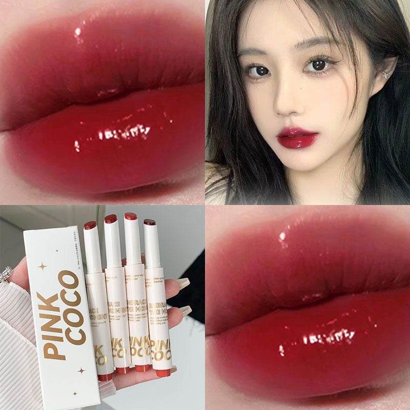 Pink Coco Melting Glossy Click Pen - Douyin Shop