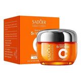 Sadoer 5x Vitamin C Skin Active Whiteing Brightening Face Cream 50g (5 in 1 Active Vitamin C + Noacinamide)