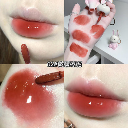 Gege Bear Bunny Keychain Lip Glaze - Douyin Shop