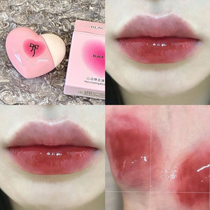 Black Nana Cupid Heart Lip Gloss