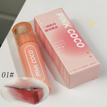 Pink Coco Velvet Lip Mud - Douyin Shop