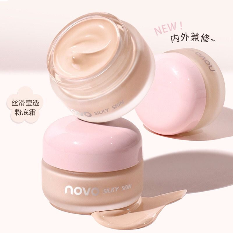 Novo Silky Skin Foundation 02 - Douyin Shop