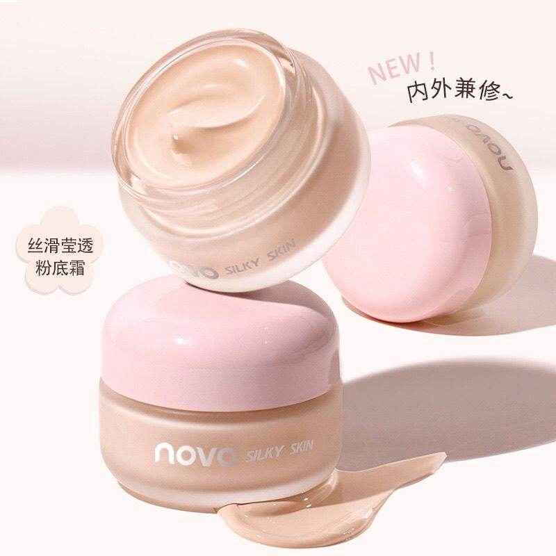 Novo Silky Skin Foundation 02 35g - Douyin Shop