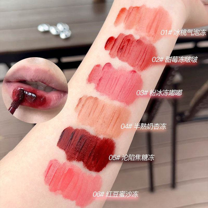 Pink Coco Heart Mirror Lip Gloss - Douyin Shop