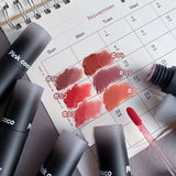 Pink Coco Black Bunny Velvet Lip Glaze