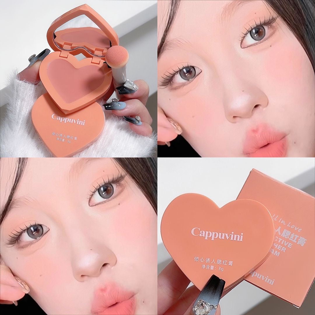 Cappuvini Heart Blush - Douyin Shop