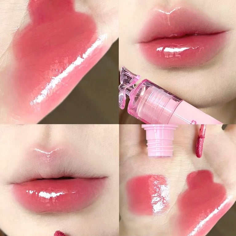 Daimanpu Ice Transparent Butterfly Watery Lip Glaze