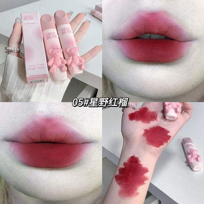 Gege Bear Teddy Lips Glaze - Douyin Shop