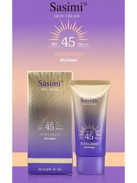 Sasimi Skin Cream Sunscreen SPF 45 PA+++ 45g
