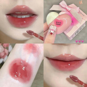 Black Nana Cupid Heart Lip Gloss