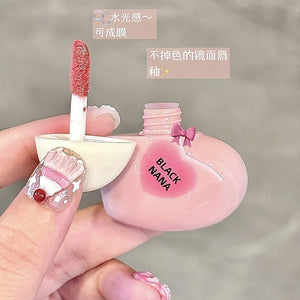 Black Nana Cupid Heart Lip Gloss
