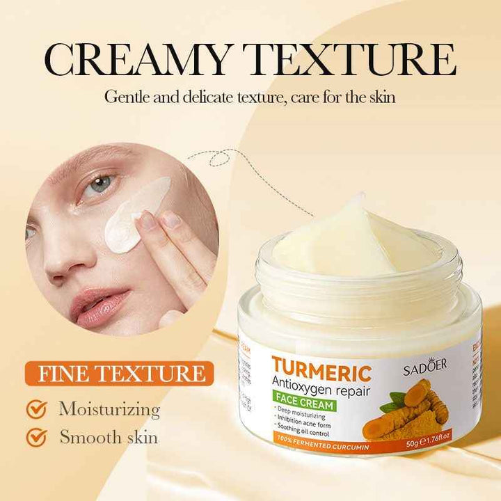 Sadoer Turmeric Antioxygen Repair Face Cream 50g - Douyin Shop