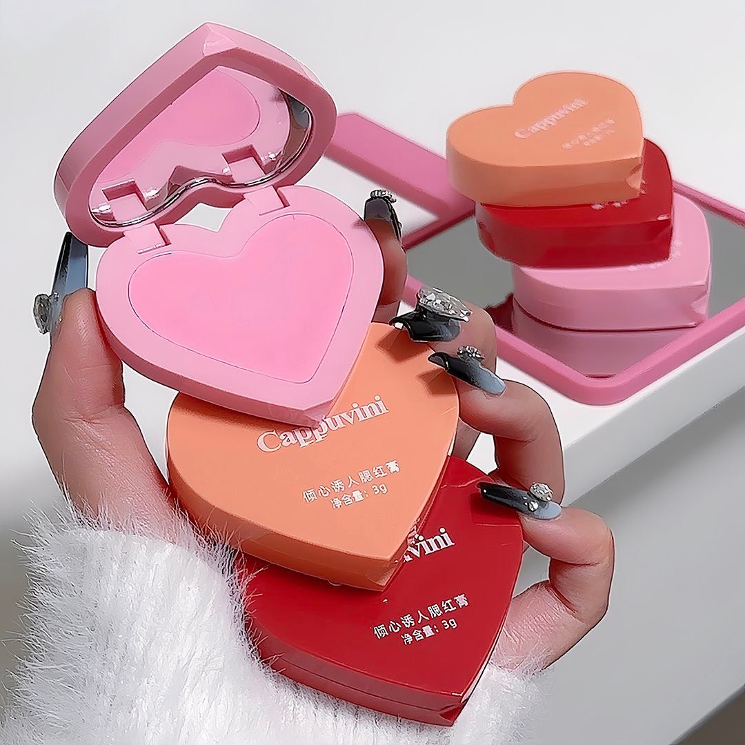 Cappuvini Heart Blush - Douyin Shop