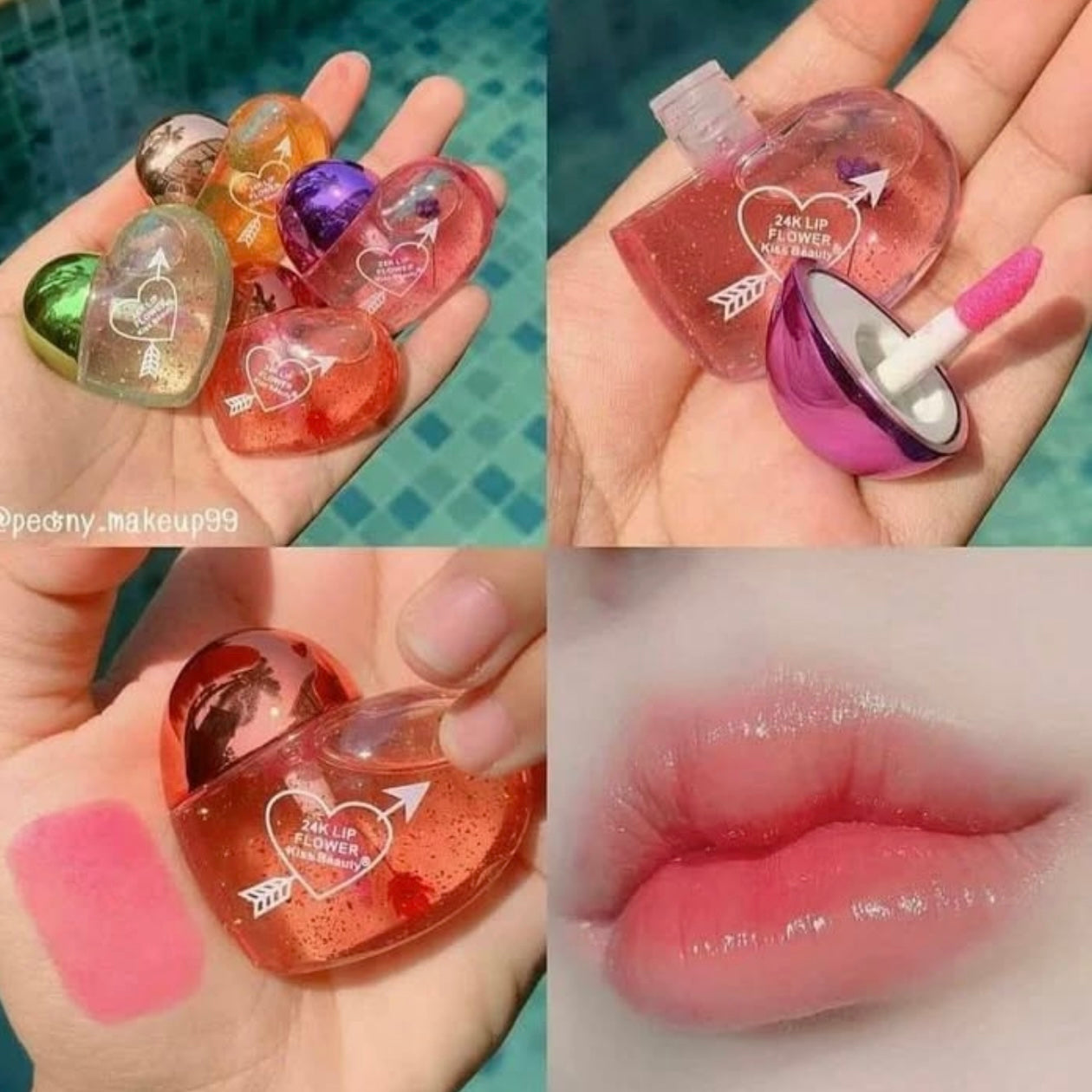 Heart Lip Gloss (colour changing)