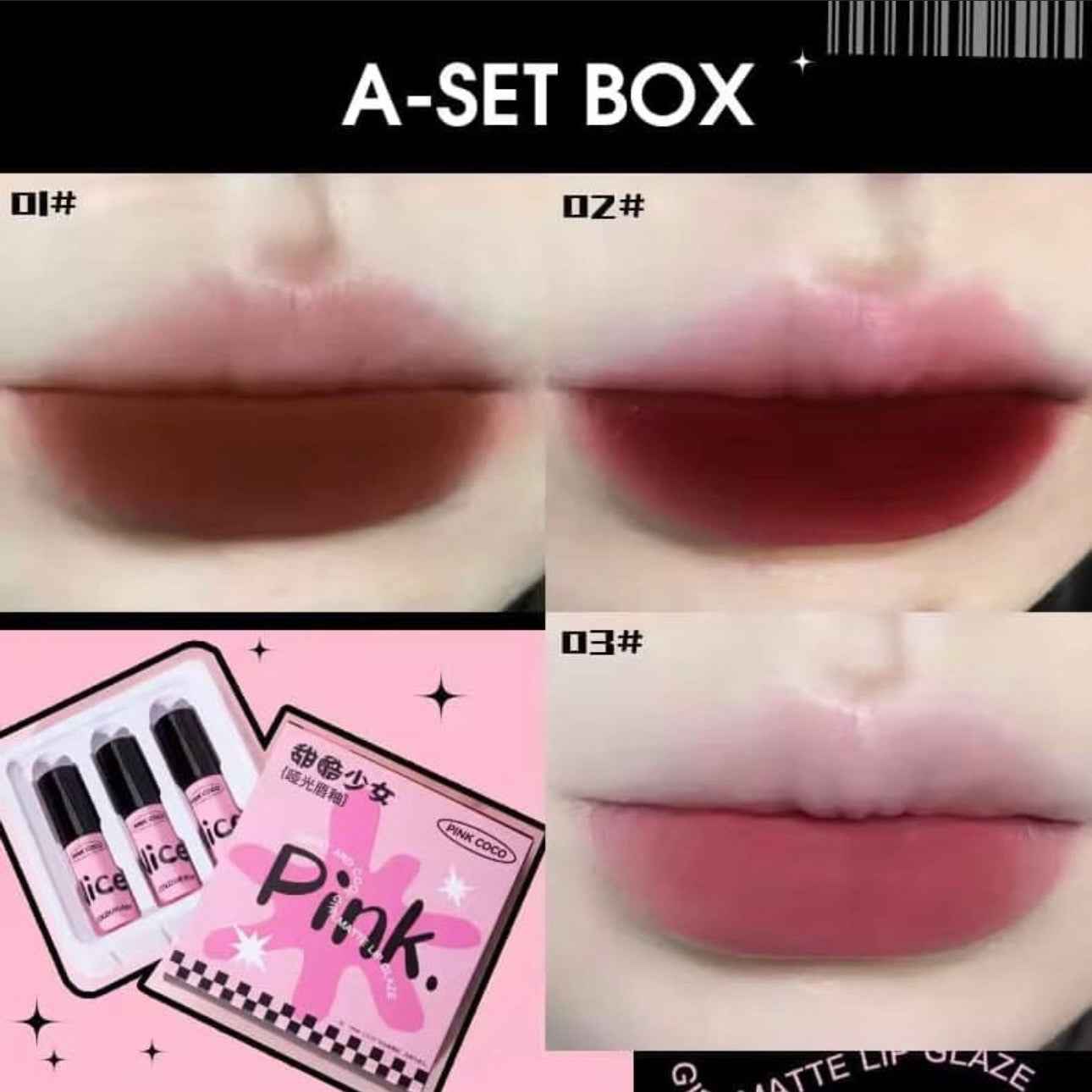 Pink Coco Sweet and Cool Girl Matte Lip Glaze