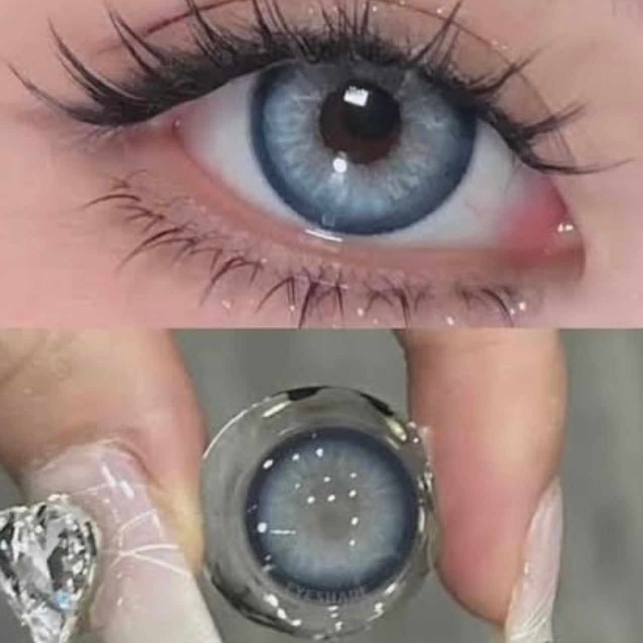 Contact Lens DNA Blue Grey