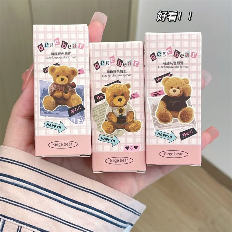 Gege Bear Velvet Bear Lip - Douyin Shop