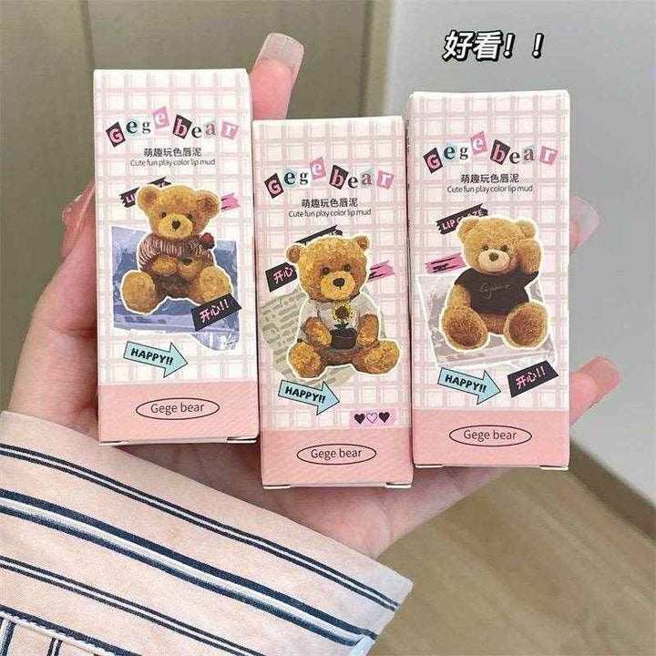 Gege Bear Velvet Bear Lip - Douyin Shop