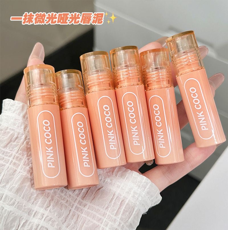 Pink Coco Velvet Lip Mud - Douyin Shop