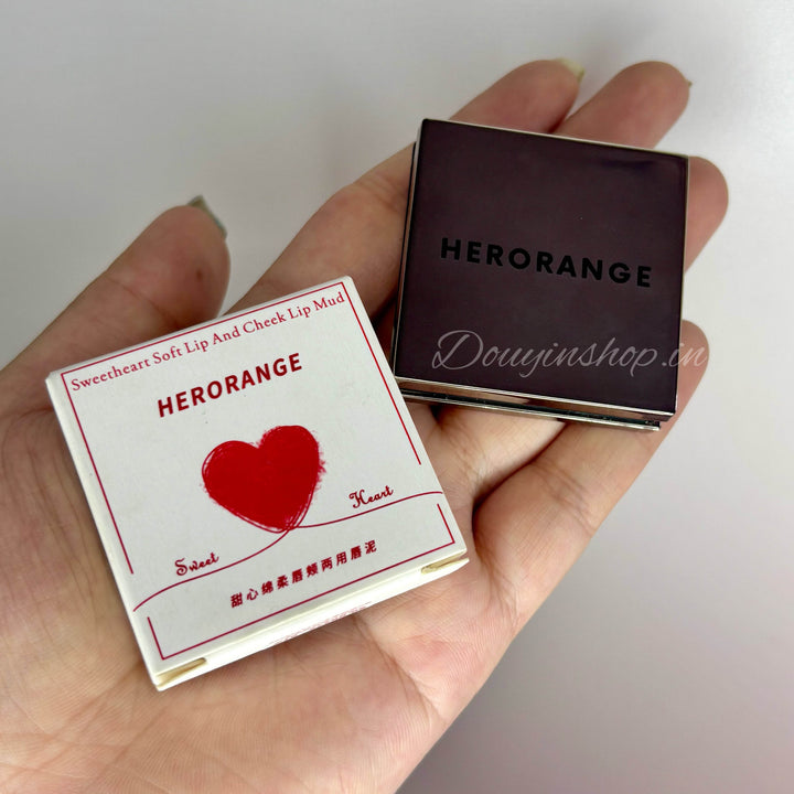 Herorange Sweetheart Soft Lip and Cheek Mud - Douyin Shop