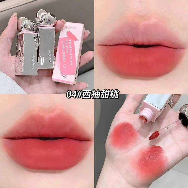 Gege Bear Cloud Feel Velvet Lip Glaze - Douyin Shop