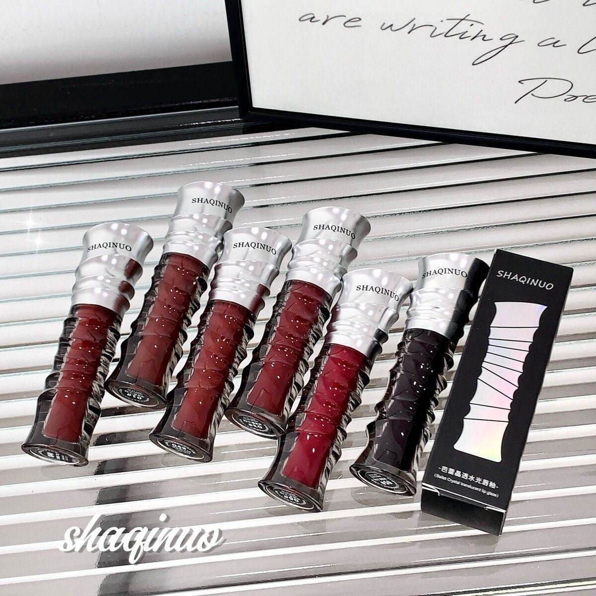 Shaqinuo Ballet Crystal Translucent Lip Glaze - Douyin Shop