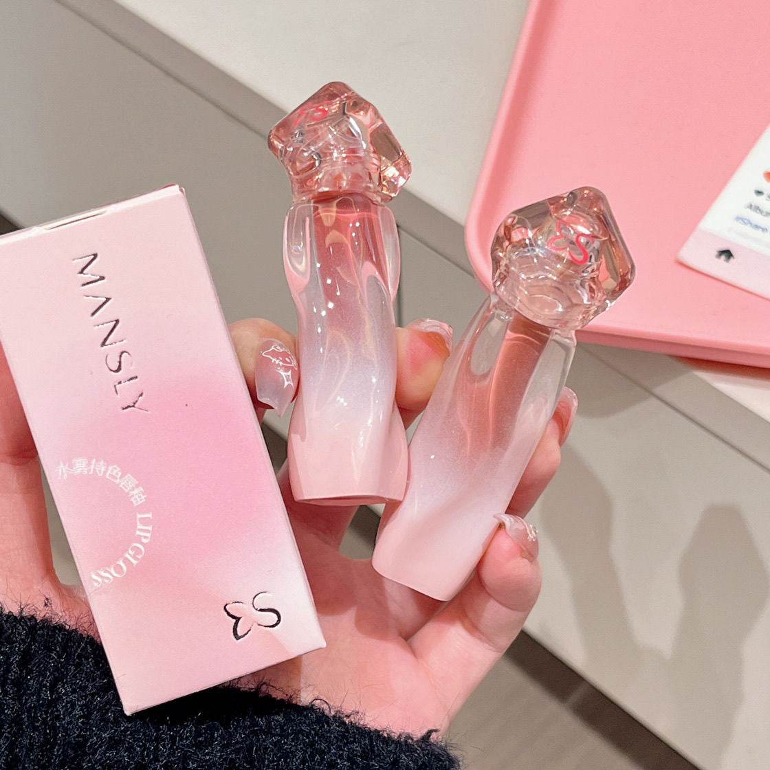 Mansly Water Mist Lip Gloss - Douyin Shop